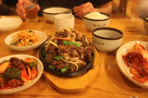 First Meal in Korea