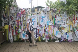 In front of Freedom Bridge